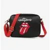Bugatti Rolling Stones Vegan Leather Crossbody Bag Black With Red Strap -Studio Ghibli Store 19958710 hi