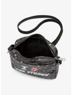 Bugatti Rolling Stones Vegan Leather Crossbody Bag Black Pattern -Studio Ghibli Store 19958716 av2