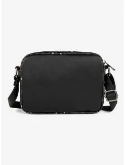 Bugatti Rolling Stones Vegan Leather Crossbody Bag Black Pattern -Studio Ghibli Store 19958716 av3