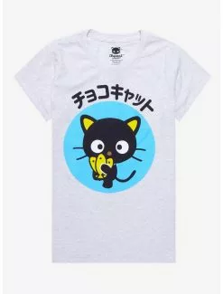 Chococat Fish Boyfriend Fit Girls T-Shirt