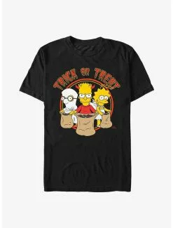 The Simpsons Trick Trio Bart, Milhouse, & Lisa T-Shirt