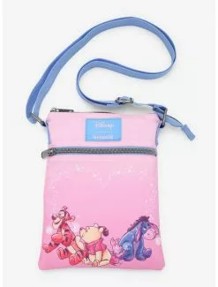 Loungefly Disney Winnie The Pooh Dandelion Heart Passport Crossbody Bag