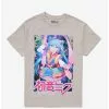 Hatsune Miku Ribbons Boyfriend Fit Girls T-Shirt -Studio Ghibli Store 20099322 hi