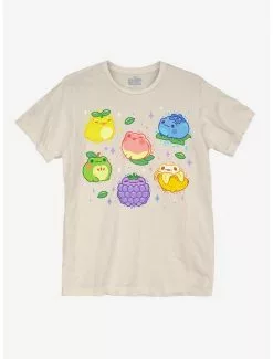 Fruit Frogs Boyfriend Fit Girls T-Shirt