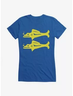 Legends Of The Hidden Temple Blue Barracudas Girls T-Shirt