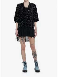 Rainbow Constellations Velvet Girls Short Duster -Studio Ghibli Store 20181856 av1