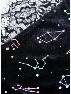 Rainbow Constellations Velvet Girls Short Duster -Studio Ghibli Store 20181856 av3