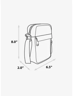 Star Wars Darth Vader Character Close-Up Vegan Leather Crossbody Bag -Studio Ghibli Store 20212398 av3