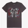 Deftones SKulls & Roses Boyfriend Fit Girls T-Shirt -Studio Ghibli Store 20213657 hi
