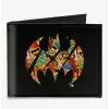 DC Comics Bat Signal Logos Stacked Canvas Bifold Wallet 1 DC Comics Bat Signal Logos Stacked Canvas Bifold Wallet -Studio Ghibli Store 20214442 hi
