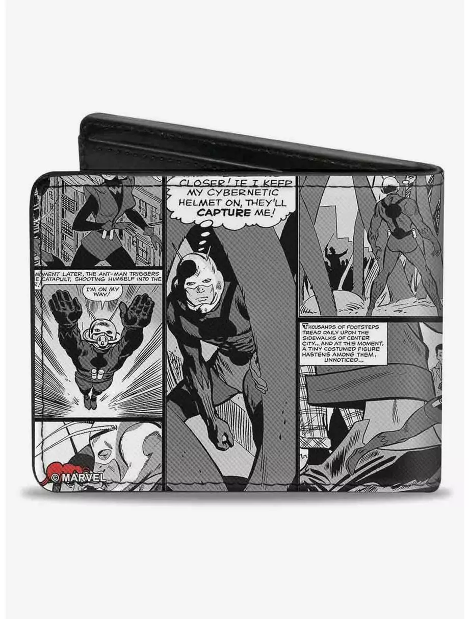 Marvel Ant Man Shrinking Pose Comic Scene Bifold Wallet 4 Marvel Ant Man Shrinking Pose Comic Scene Bifold Wallet - Image 2