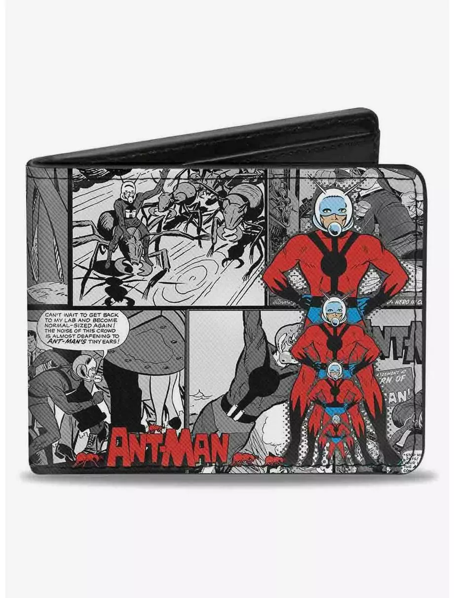 Marvel Ant Man Shrinking Pose Comic Scene Bifold Wallet 3 Marvel Ant Man Shrinking Pose Comic Scene Bifold Wallet