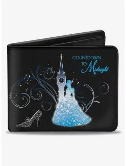Disney Cinderella Countdown To Midnight Pumpkin Coach Bifold Wallet