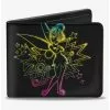 Disney Tinker Bell Sassy Pose Multi Neon Bifold Wallet -Studio Ghibli Store 20214678 hi
