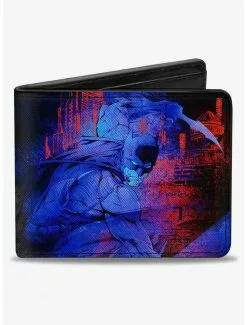 DC Comics Batman Action Joker Flipping Cards Poses Bifold Wallet