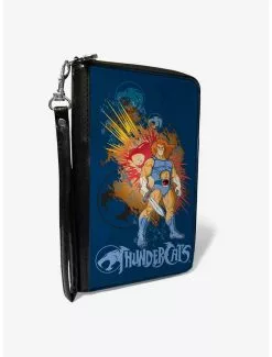ThunderCats Classic Series Lion O Pose And Logos Zip Around Wallet