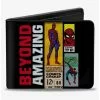 Marvel Comics Spider-Man Beyond Amazing Comics Collage Bifold Wallet -Studio Ghibli Store 20214894 hi