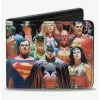 DC Comics Justice League Justice 1 Volume 1 18 Character Cover Pose Bifold Wallet -Studio Ghibli Store 20215018 hi