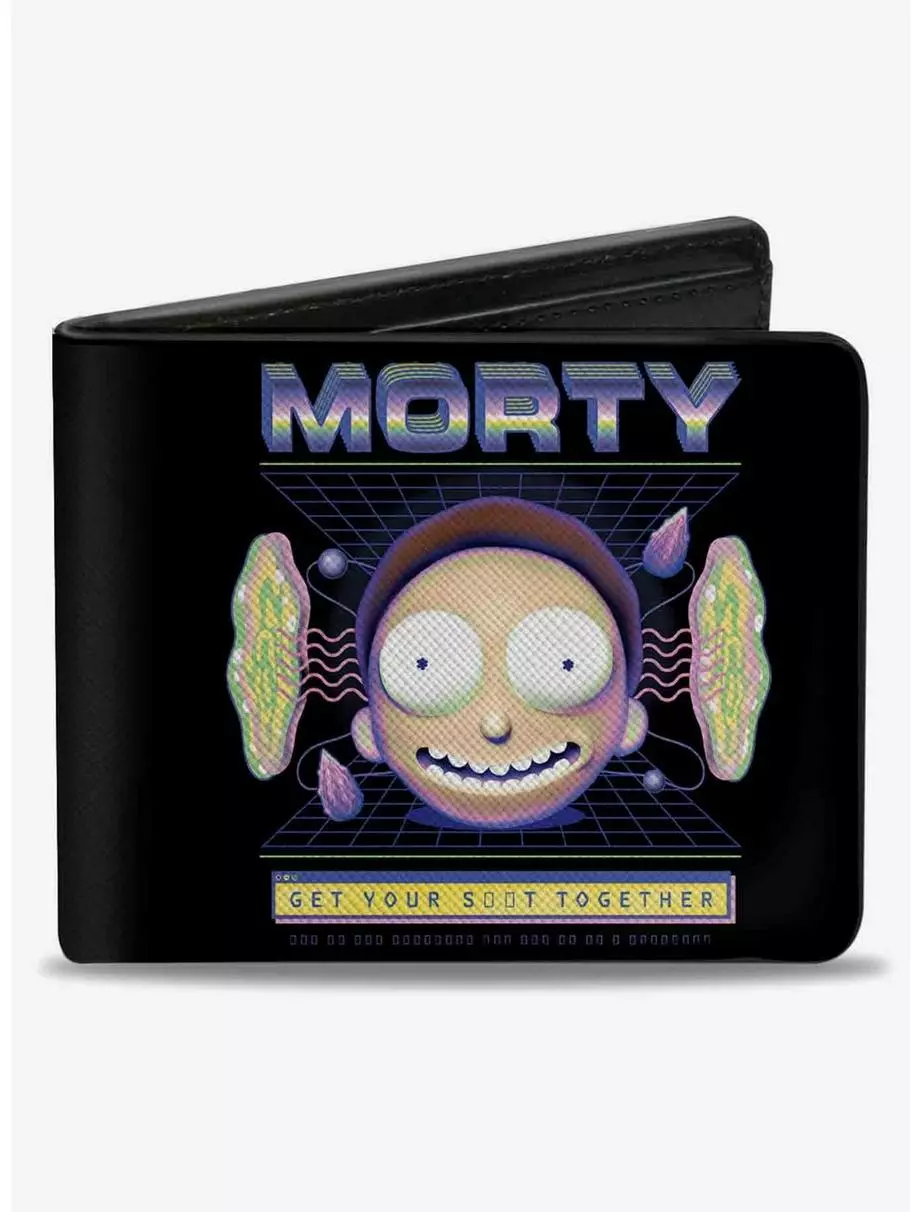 Rick And Morty Expression Get Your S**t TogeTher Bifold Wallet 3 Rick And Morty Expression Get Your S**t TogeTher Bifold Wallet