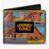 Looney Tunes Wile E Coyote And Road Runner Scene Blocks Bifold Wallet -Studio Ghibli Store 20215188 hi