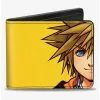 Disney Kingdom Hearts II Master Form Sora Half Face Close Up Bifold Wallet -Studio Ghibli Store 20215236 hi