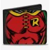 DC Comics Robin Chest Logo Bifold Wallet -Studio Ghibli Store 20215434 hi