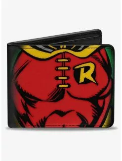 DC Comics Robin Chest Logo Bifold Wallet