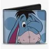 Disney Winnie The Pooh Eeyore Character Close Up Pose And Text Bifold Wallet -Studio Ghibli Store 20215694 hi