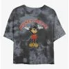 Disney Mickey Mouse Retro Mickey Tie-Dye Girls Crop T-Shirt -Studio Ghibli Store 20222666 hi