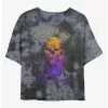 Star Wars Messy Hair Chewie Tie-Dye Girls Crop T-Shirt -Studio Ghibli Store 20223563 hi