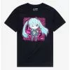 Hatsune Miku Guitar Wink Boyfriend Fit Girls T-Shirt -Studio Ghibli Store 20226079 hi
