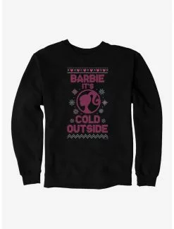 Barbie It's Cold Outside Ugly Christmas Pattern Sweatshirt