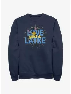 Disney Lilo & Stitch Hanukkah Love You A Latke Sweatshirt