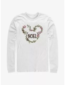 Disney Mickey Mouse Noel Mistletoe Ears Long-Sleeve T-Shirt
