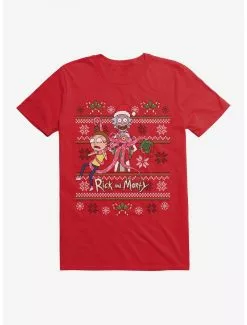 Rick And Morty Ugly Christmas Sweater T-Shirt