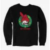 My Melody Happy Holidays Christmas Wreath Sweatshirt -Studio Ghibli Store 20262109 hi