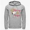 Peanuts Reindeer Snoopy Merry & Bright Hoodie -Studio Ghibli Store 20272311 hi