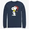 Peanuts Snoopy & Woodstock Holiday Hugs Long-Sleeve T-Shirt -Studio Ghibli Store 20272413 hi