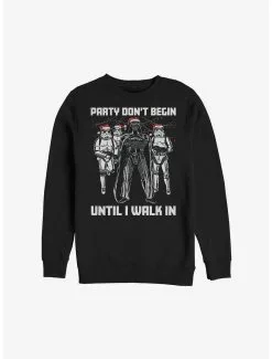 Star Wars Darth Vader Party Don't Begin Sweatshirt