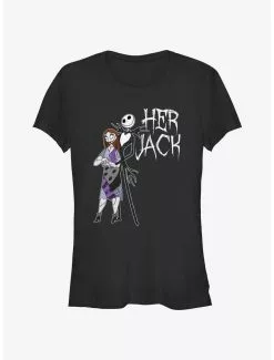 The Nightmare Before Christmas Her Jack Girls T-Shirt