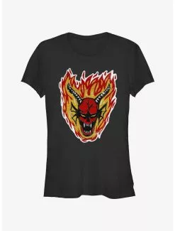 Stranger Things Demon Head Girls T-Shirt