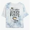 Disney Hocus Pocus Couldron Broom Tie-Dye Girls Crop T-Shirt -Studio Ghibli Store 20310678 hi