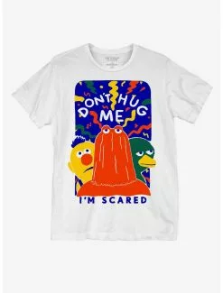 Don't Hug Me I'm Scared Trio Boyfriend Fit Girls T-Shirt