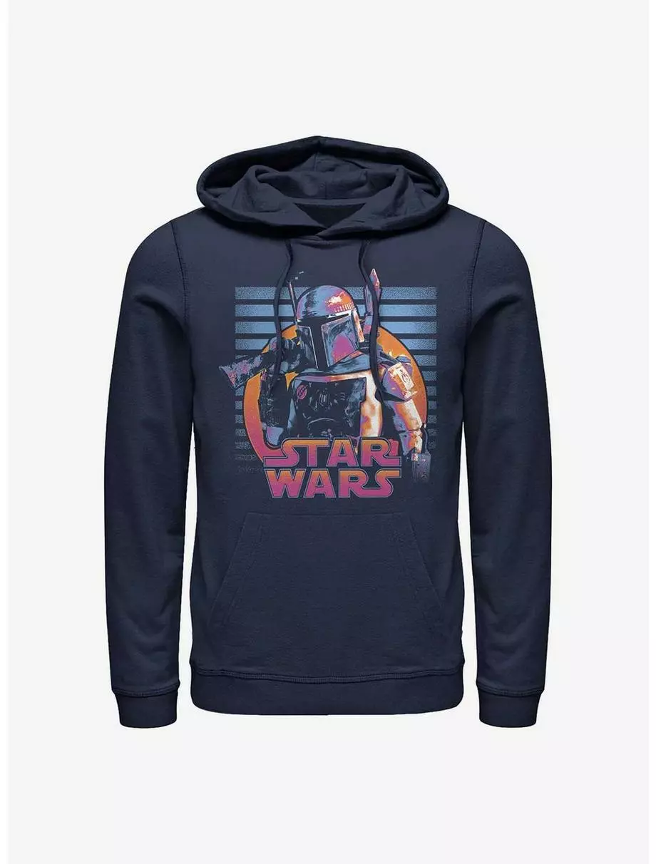 Star Wars Neon Boba Fett Hoodie 3 Star Wars Neon Boba Fett Hoodie