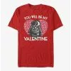 Star Wars Darth Vader You Will Be My Valentine T-Shirt -Studio Ghibli Store 20323797 hi