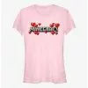 Minecraft Hearts Logo Girls T-Shirt -Studio Ghibli Store 20327644 hi