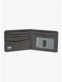 Disney Mickey Mouse Standing Pose And Script Bifold Wallet -Studio Ghibli Store 20334713 av2