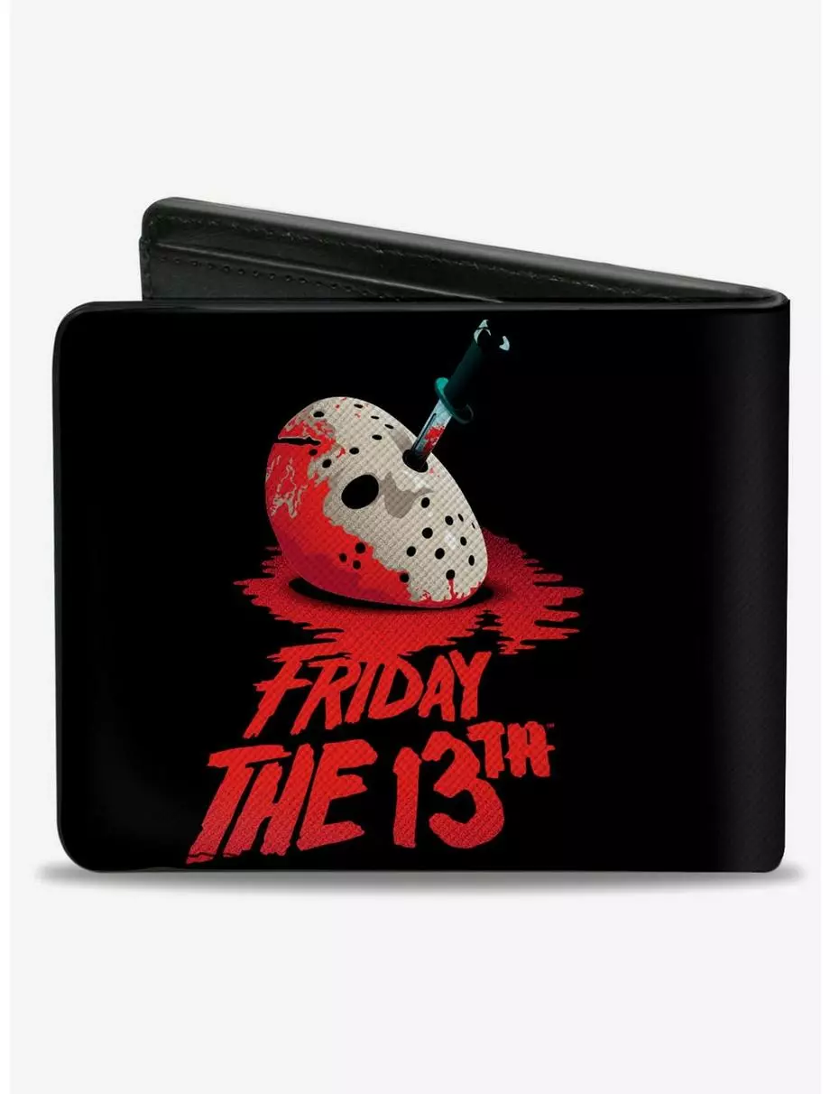Friday The 13Th Vintage Jason Mask Poster Bifold Wallet 4 Friday The 13Th Vintage Jason Mask Poster Bifold Wallet - Image 2