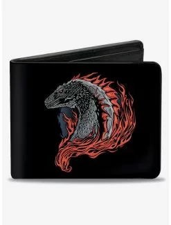 House Of The Dragon Flames Bifold Wallet