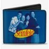Seinfeld Group Pose A Show About Nothing Quote Bifold Wallet